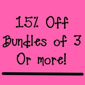 Bundle and SAVE!!